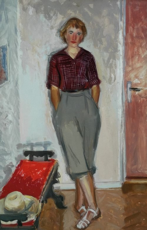 Gemma, artista de Gemmelart, sonriendo amablemente para el contacto artista